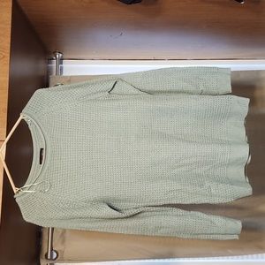 Ambiance Apparel Waffle Knit Sweater